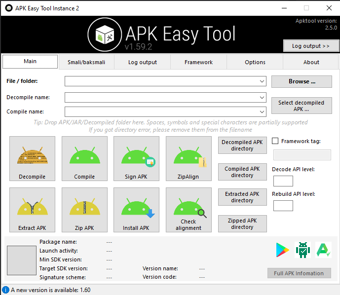 [Tool] APK Easy Tool ( Decompile APK )-HLG-Học Làm Game