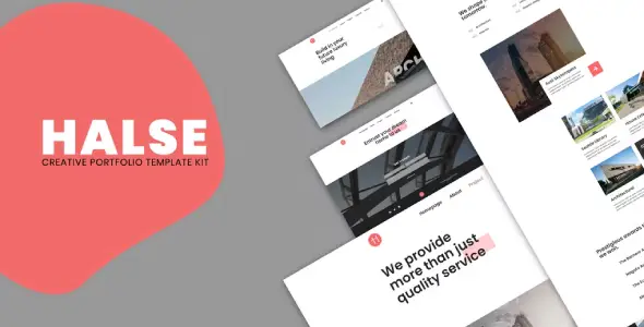 Halse – Architecture & Interior Design Elementor Template Kit
